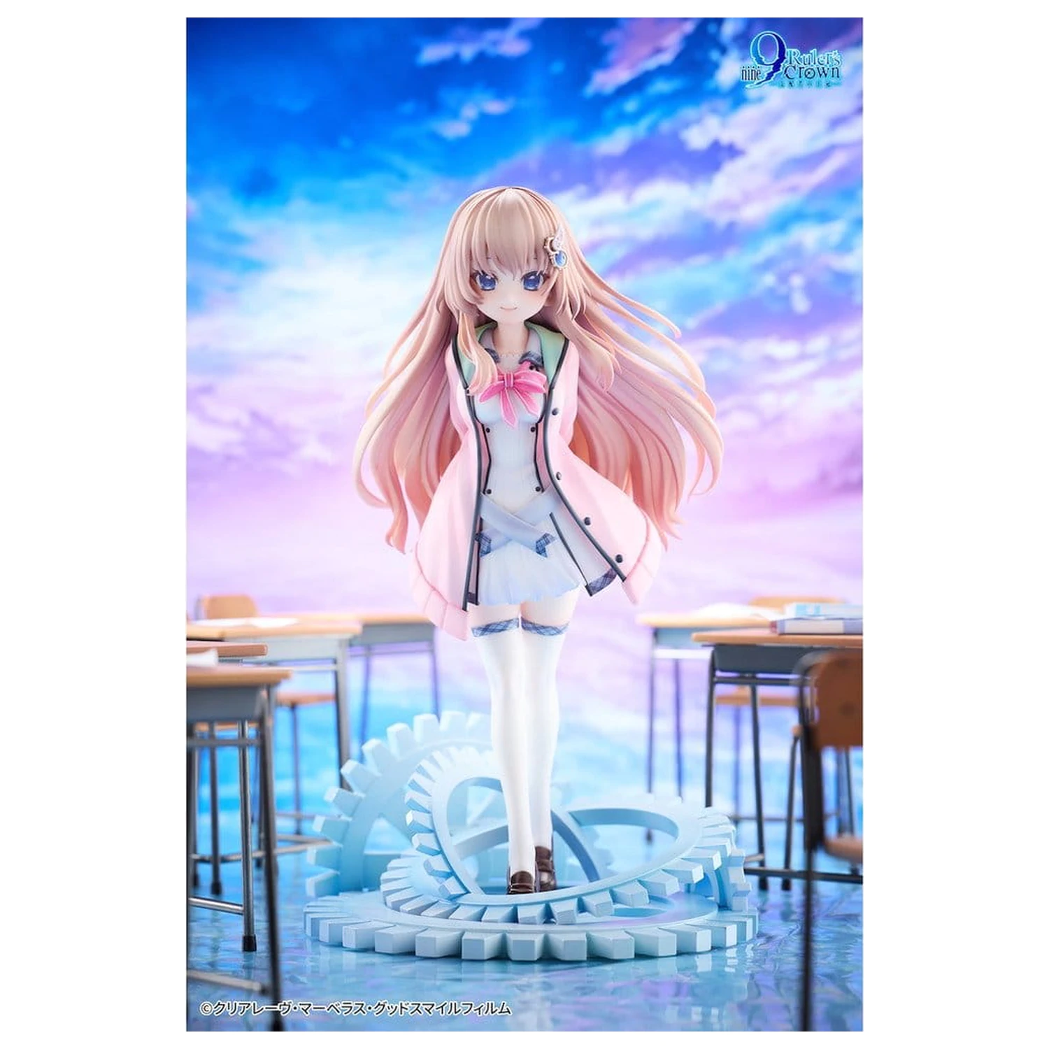 Figurine PVC 9-nine- 1/6 Ruler's Crown Miyako Kujo Deluxe Edition 25 cm poza produsului