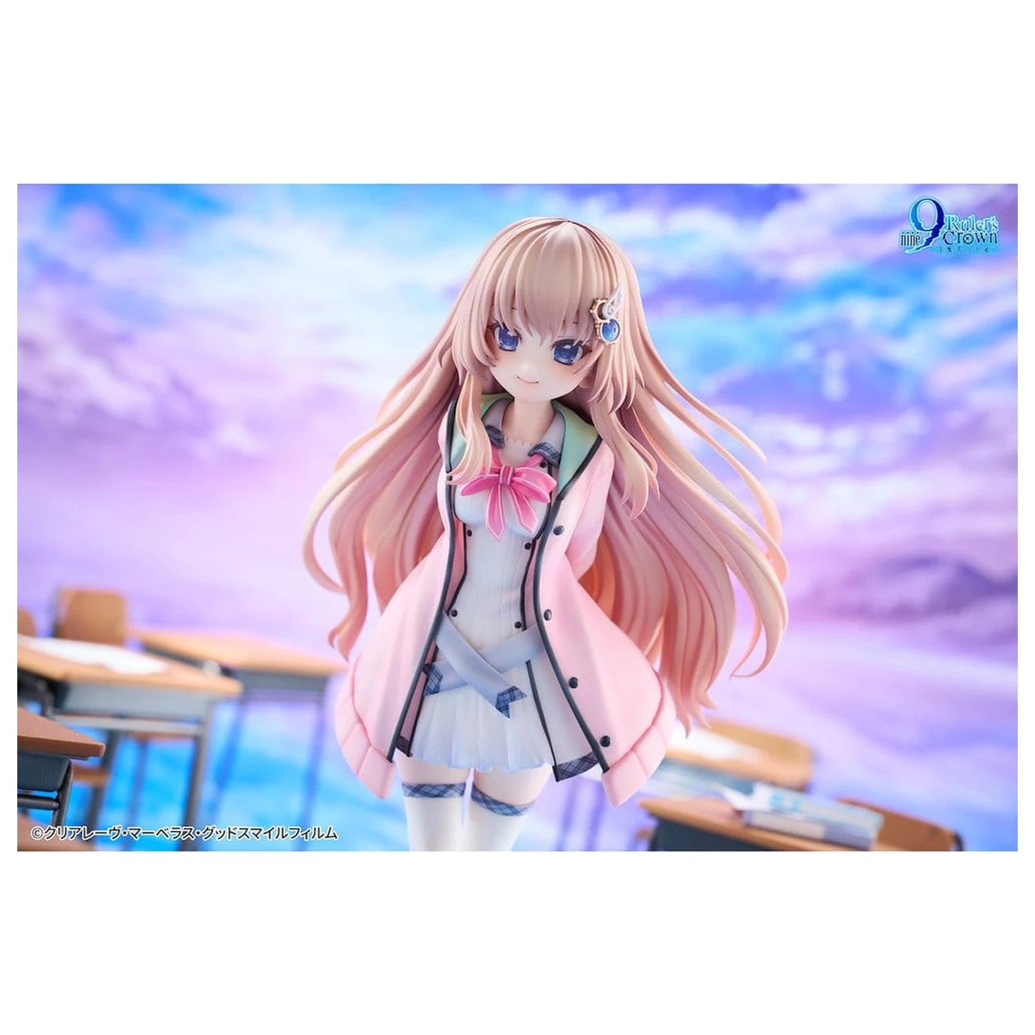 Figurine PVC 9-nine- 1/6 Ruler's Crown Miyako Kujo Deluxe Edition 25 cm poza produsului