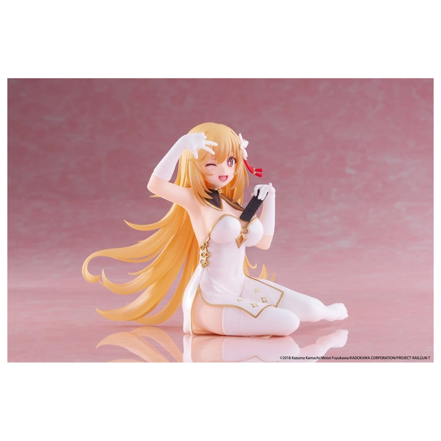 A Certain Scientific Railgun statuie PVC figurină drăguță de birou Misaki Shokuho Chinese Dress Ver. 13 cm poza produsului
