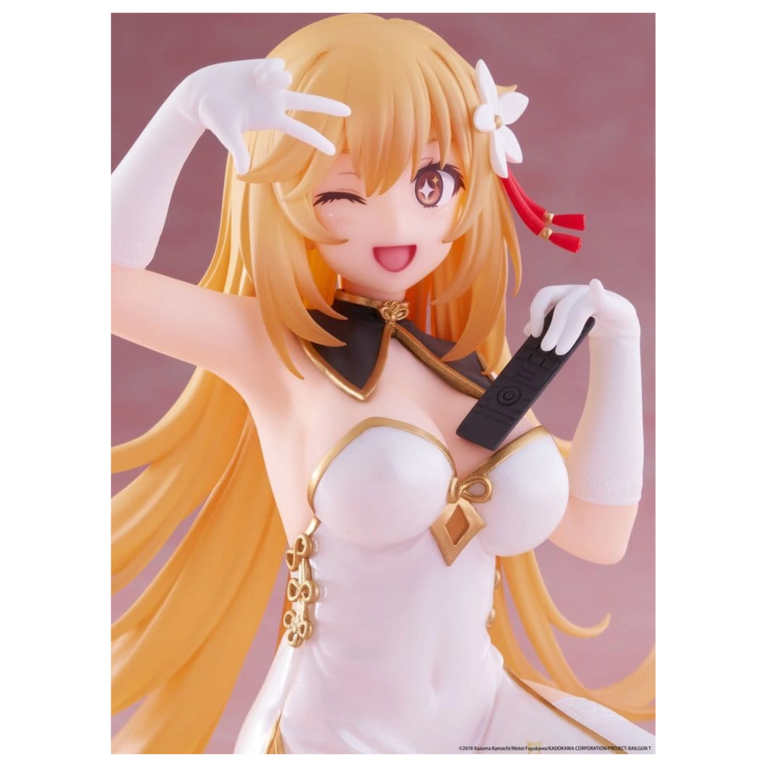 A Certain Scientific Railgun statuie PVC figurină drăguță de birou Misaki Shokuho Chinese Dress Ver. 13 cm poza produsului