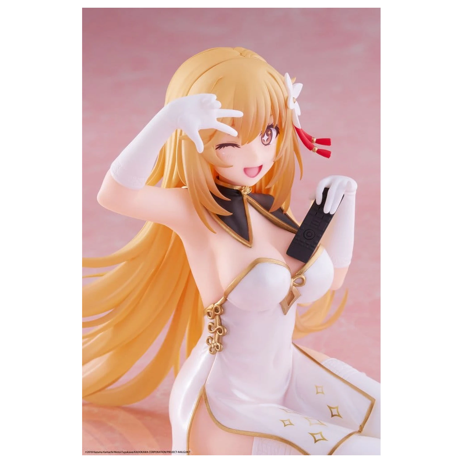 A Certain Scientific Railgun statuie PVC figurină drăguță de birou Misaki Shokuho Chinese Dress Ver. 13 cm poza produsului