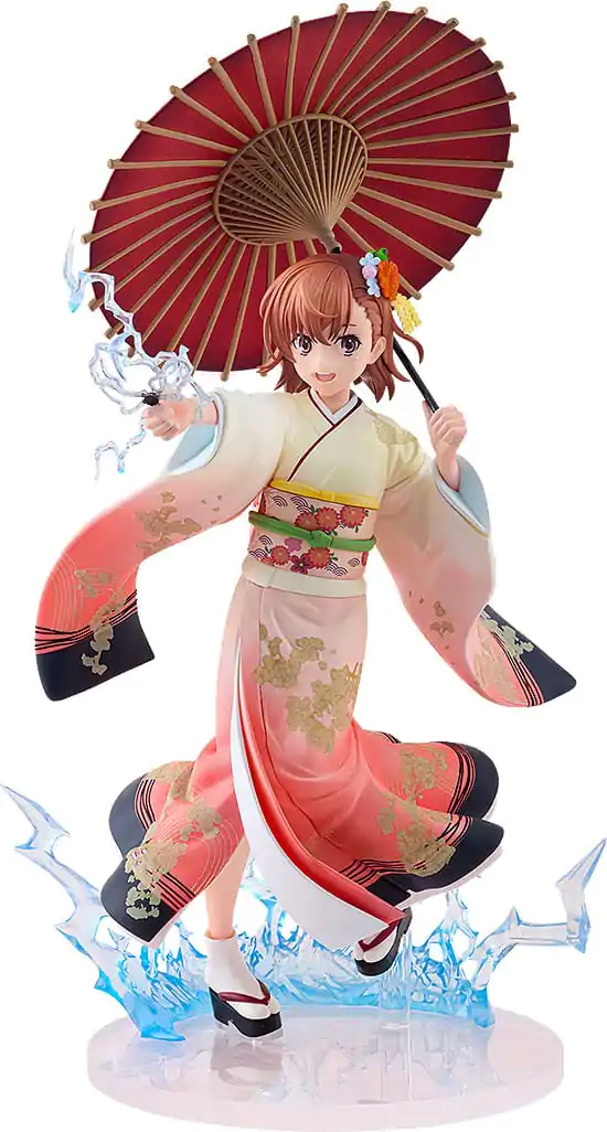 A Certain Scientific Railgun T Statuie 1/7 Mikoto Misaka Furisode Kimono Ver. 28 cm poza produsului