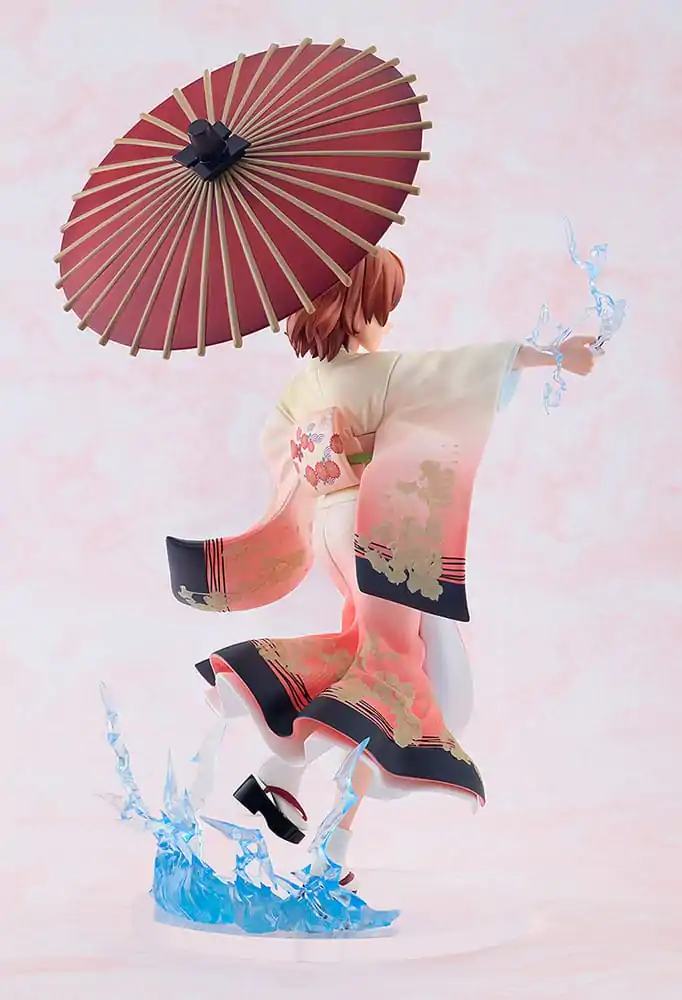 A Certain Scientific Railgun T Statuie 1/7 Mikoto Misaka Furisode Kimono Ver. 28 cm poza produsului