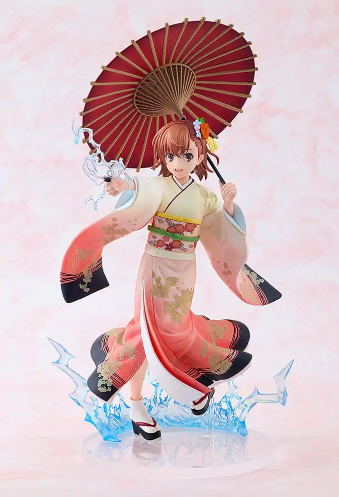 A Certain Scientific Railgun T Statuie 1/7 Mikoto Misaka Furisode Kimono Ver. 28 cm poza produsului