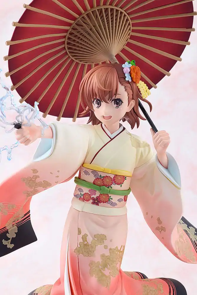 A Certain Scientific Railgun T Statuie 1/7 Mikoto Misaka Furisode Kimono Ver. 28 cm poza produsului