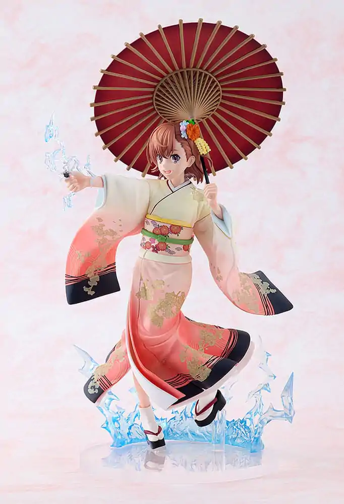 A Certain Scientific Railgun T Statuie 1/7 Mikoto Misaka Furisode Kimono Ver. 28 cm poza produsului