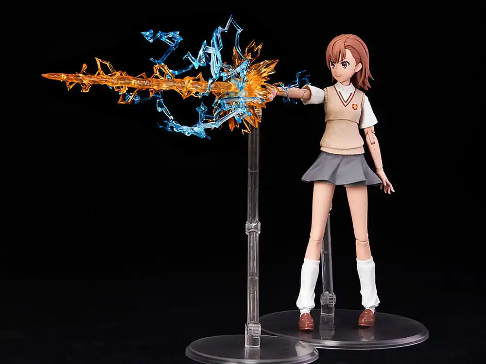 A Certain Scientific Railgun T Model Kit din plastic Mikoto Misaka 16 cm poza produsului