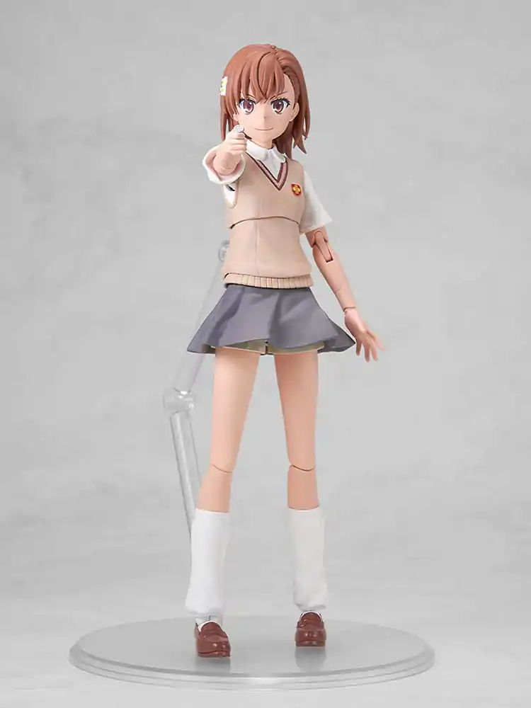 A Certain Scientific Railgun T Model Kit din plastic Mikoto Misaka 16 cm poza produsului