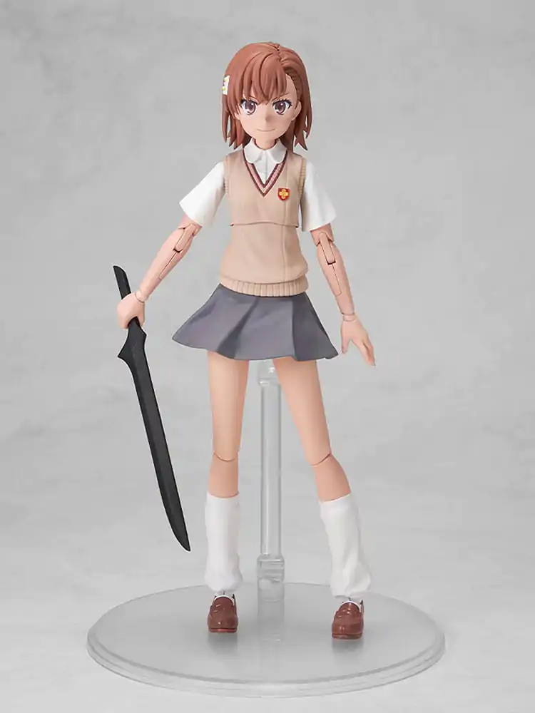 A Certain Scientific Railgun T Model Kit din plastic Mikoto Misaka 16 cm poza produsului