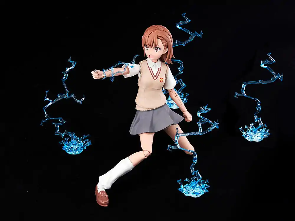 A Certain Scientific Railgun T Model Kit din plastic Mikoto Misaka 16 cm poza produsului