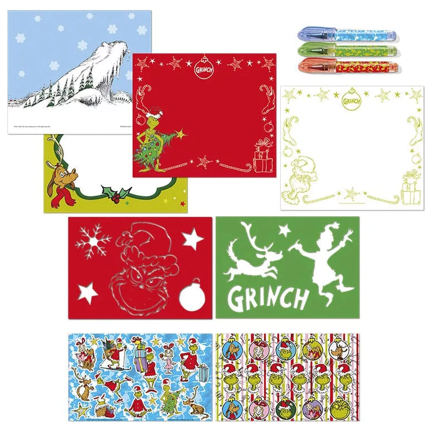 The Grinch Dr. Seuss set de activitati poza produsului