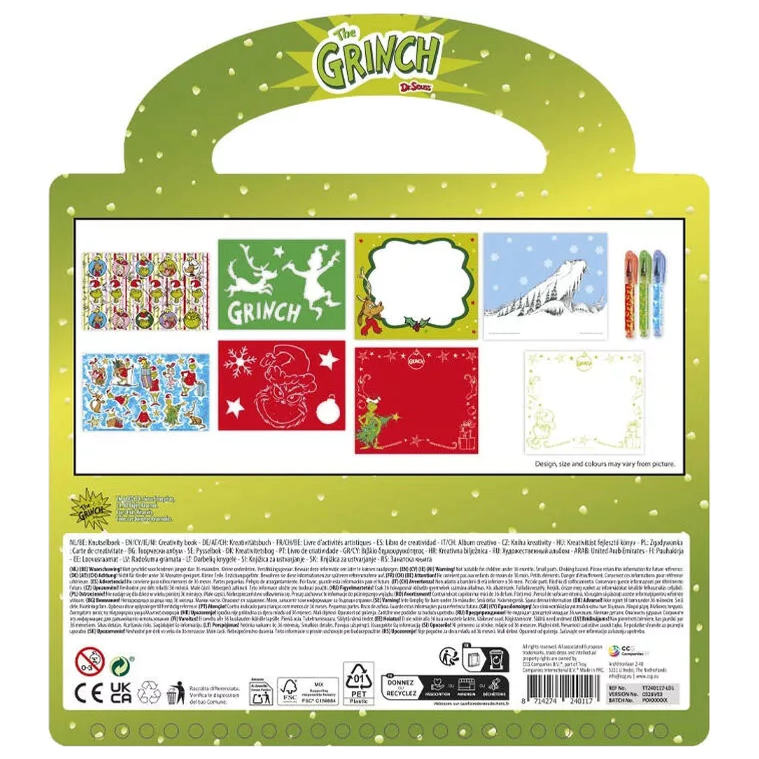 The Grinch Dr. Seuss set de activitati poza produsului
