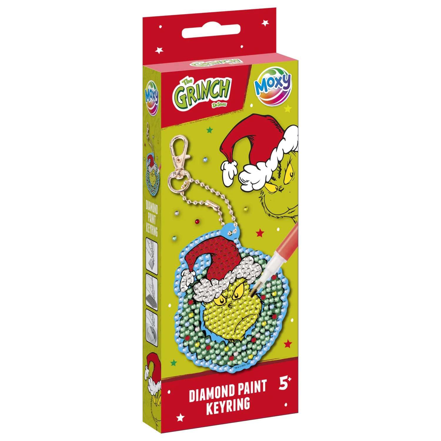The Grinch Dr Seuss Diamond Dotz Set pentru fabricare brelocuri poza produsului