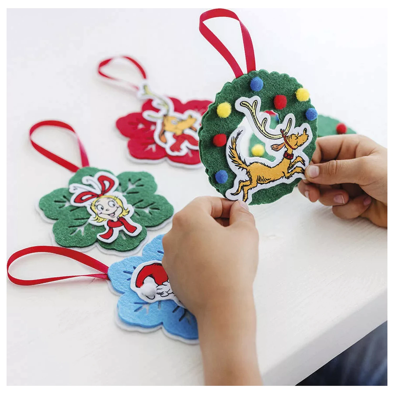 The Grinch Dr. Seuss Oranamente pentru Pomul de Craciun set de 5 piese poza produsului