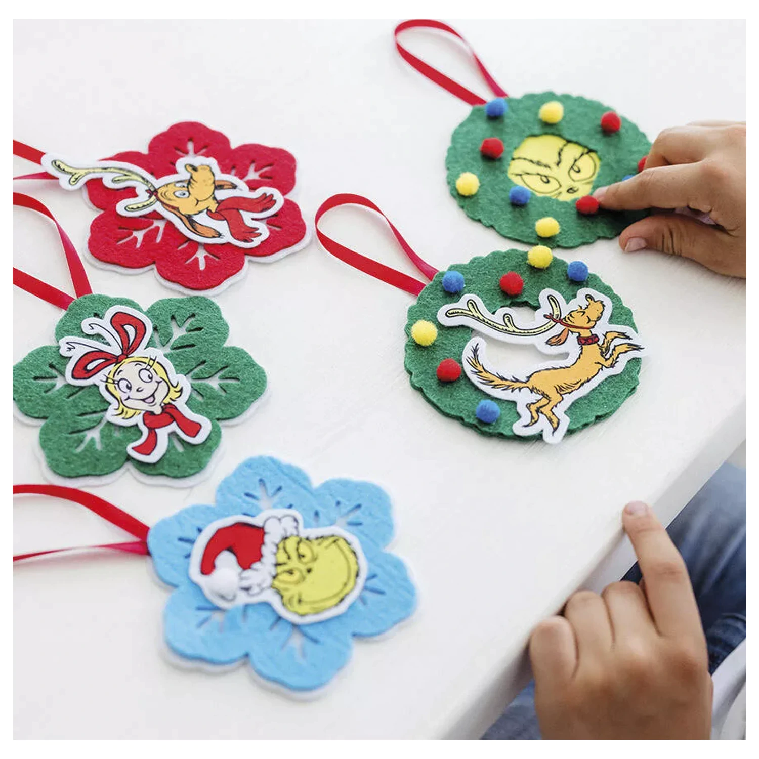 The Grinch Dr. Seuss Oranamente pentru Pomul de Craciun set de 5 piese poza produsului