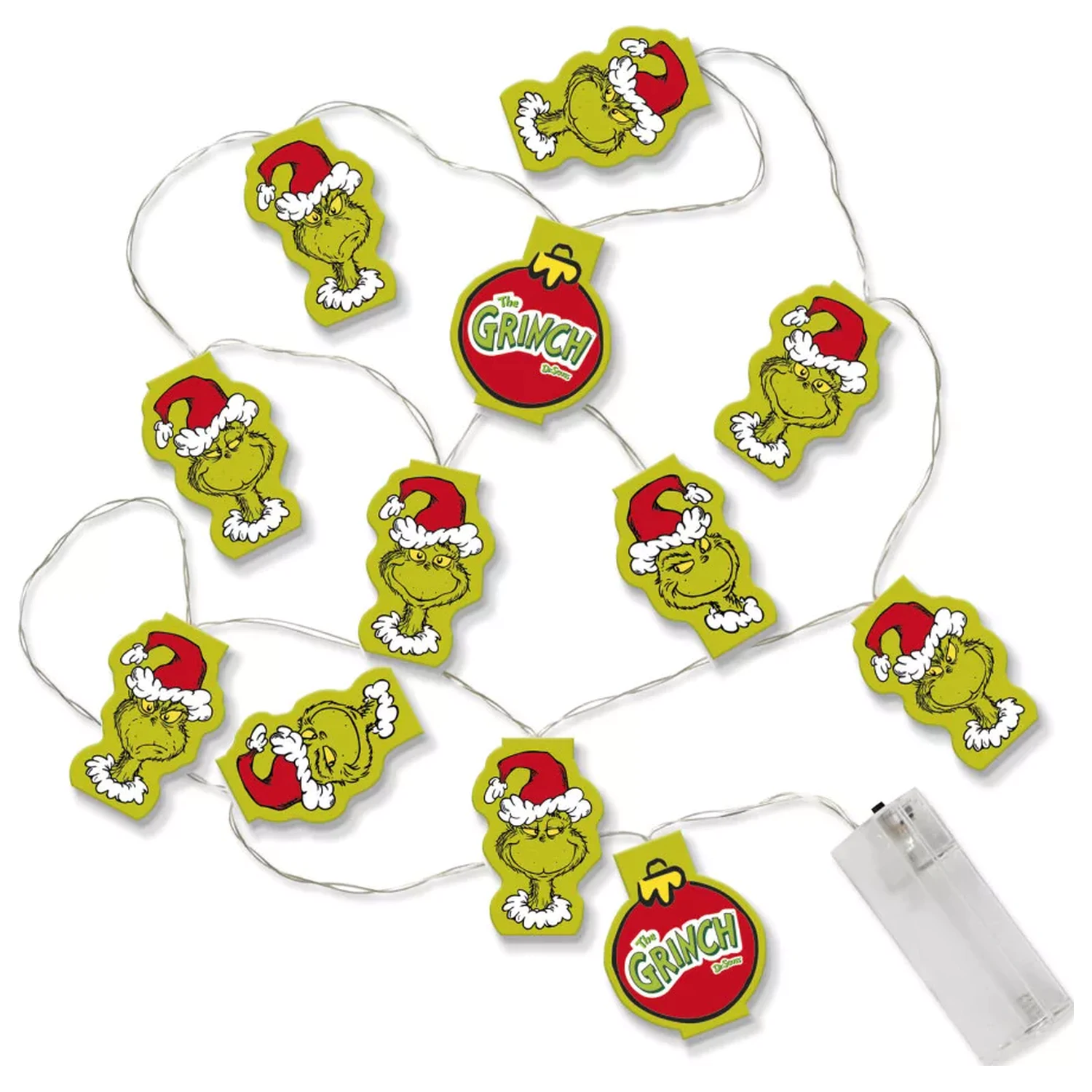 The Grinch Dr Seuss Christmas LED ghirlanda luminoasa poza produsului
