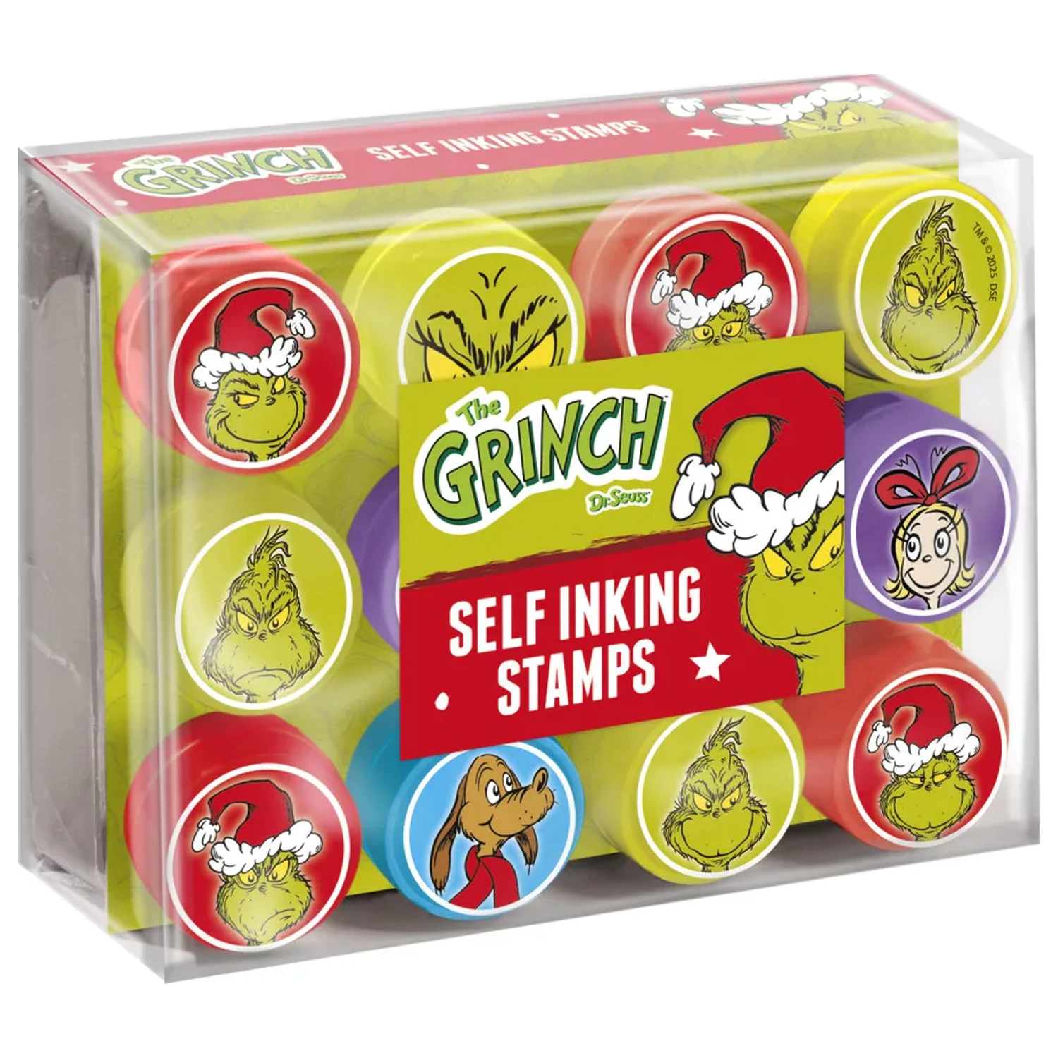 The Grinch Dr. Seuss Set de ștampile 12 bucăți poza produsului