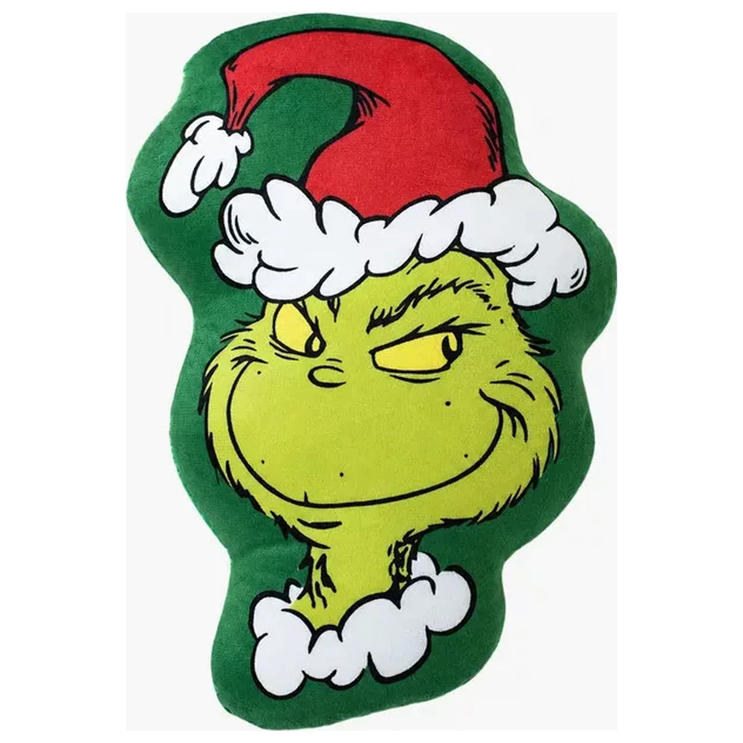 Pernă decorativă The Grinch Green Smile Shaped Pillow, pernă decorativă 36x23 cm poza produsului