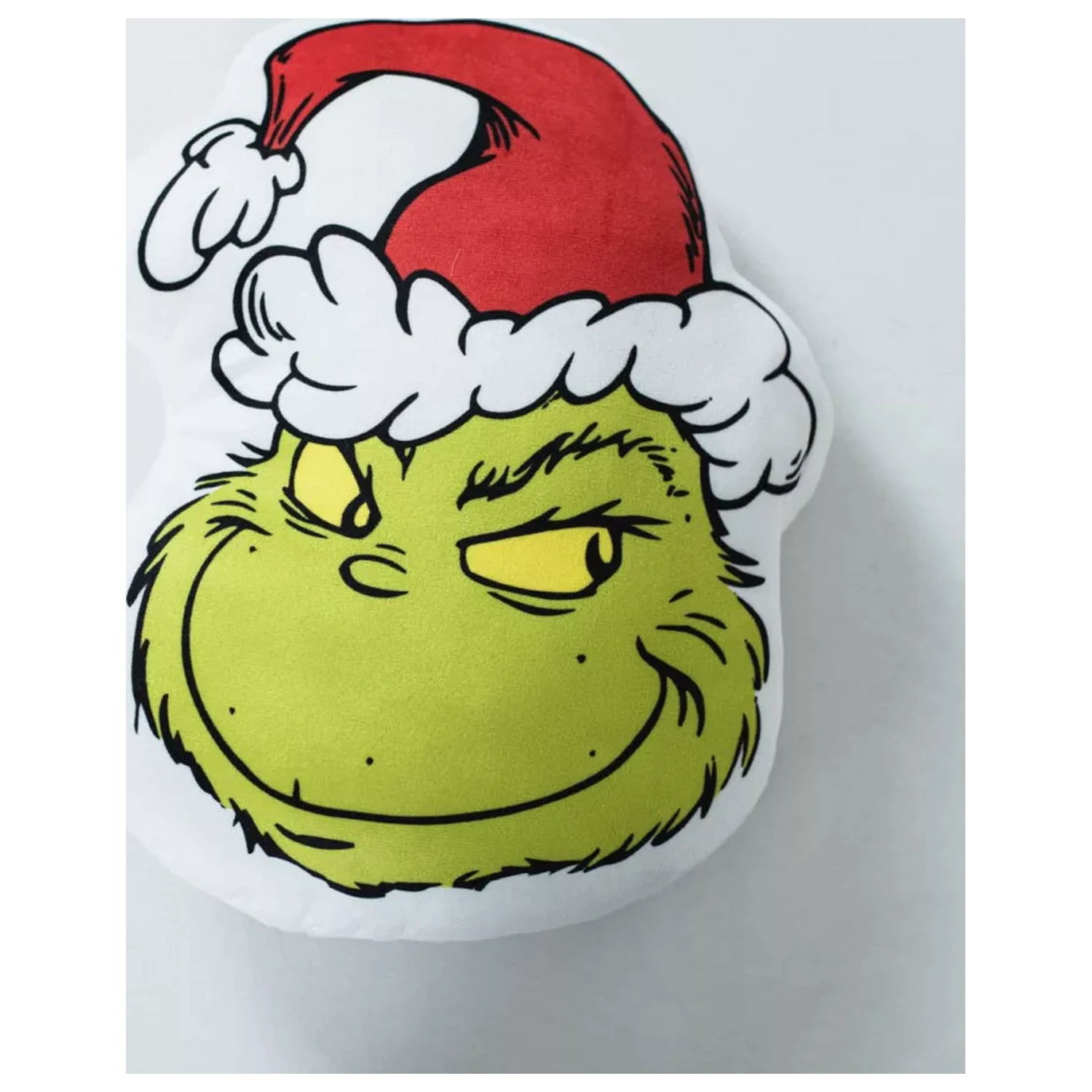 Perna decorativa The Grinch Smile Shaped Pillow, 36x29 cm poza produsului