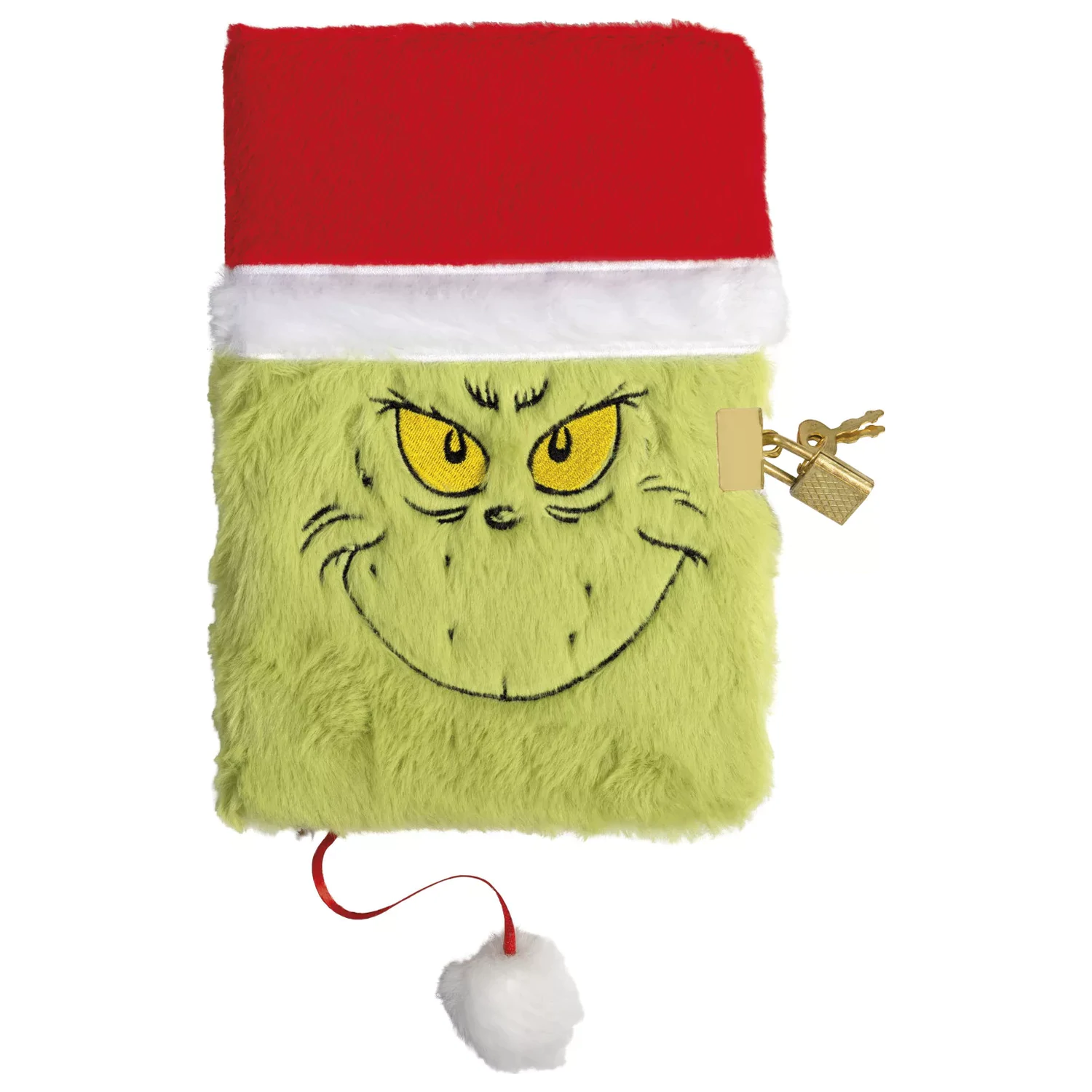 The Grinch Smile Jucarie de plus Agenda A5 cu lacat poza produsului