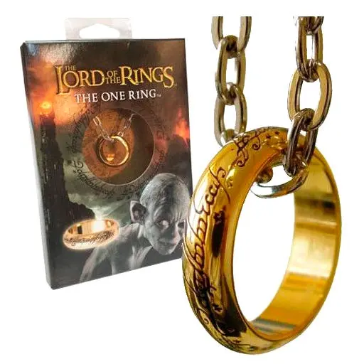 Lord of the Rings Ring Inel The One Ring (placat cu aur) poza produsului