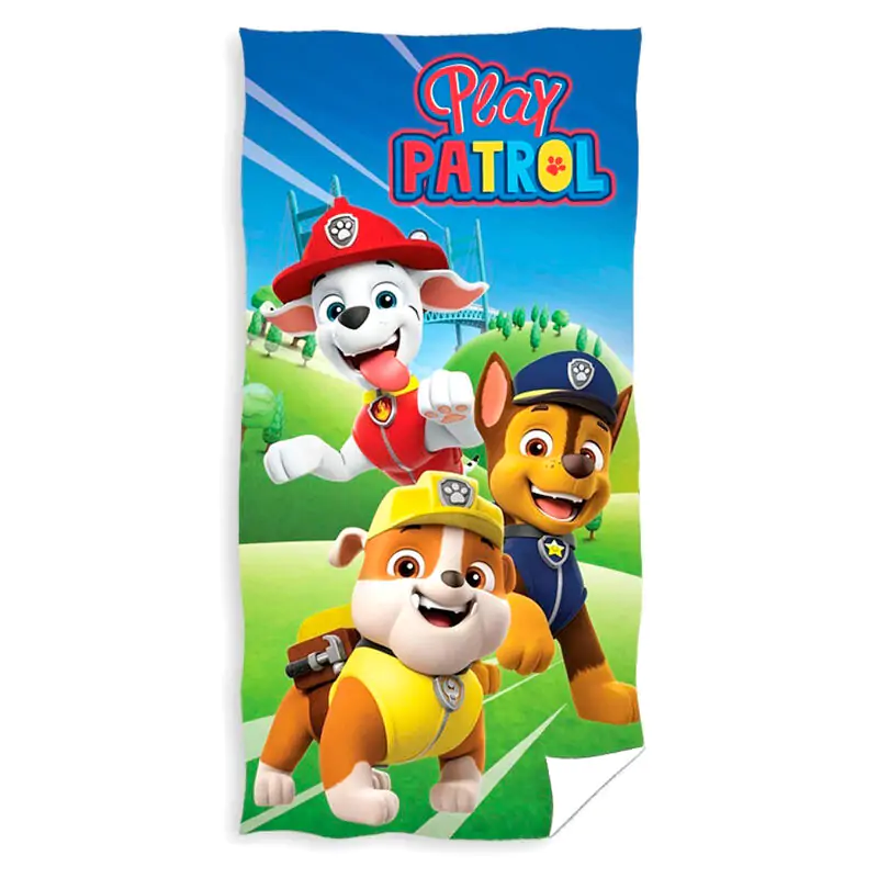 Prosop de plajă din bumbac Paw Patrol poza produsului