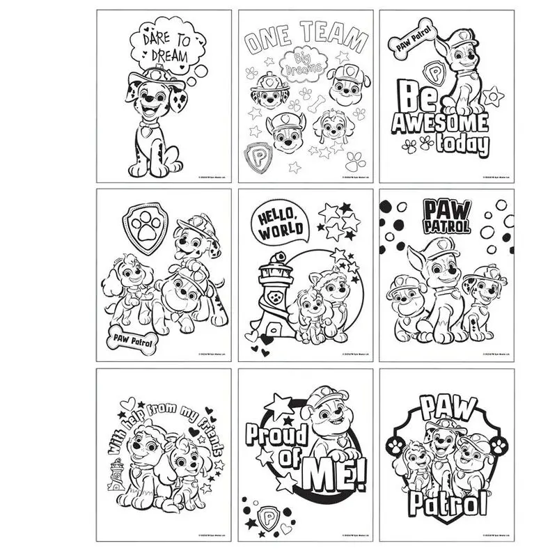 Paw Patrol set de papetarie pentru colorat poza produsului