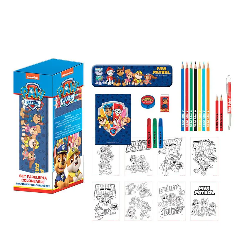 Paw Patrol Set de papetarie de colorat poza produsului