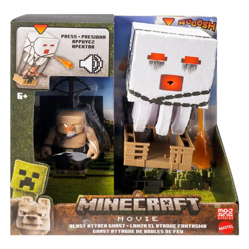 Figurină de acțiune Filmul Minecraft Atac Exploziv Ghast 25 cm poza produsului