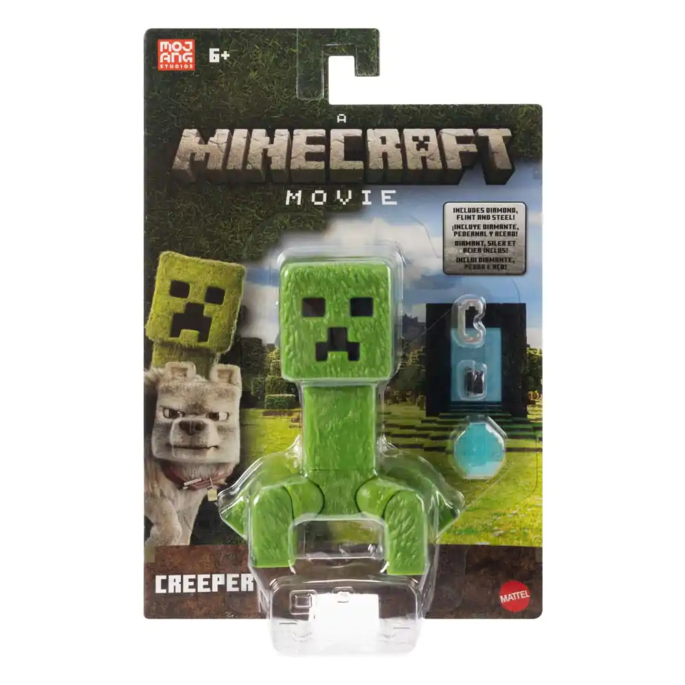 Figurină de acțiune Minecraft Movie Creeper 10 cm poza produsului