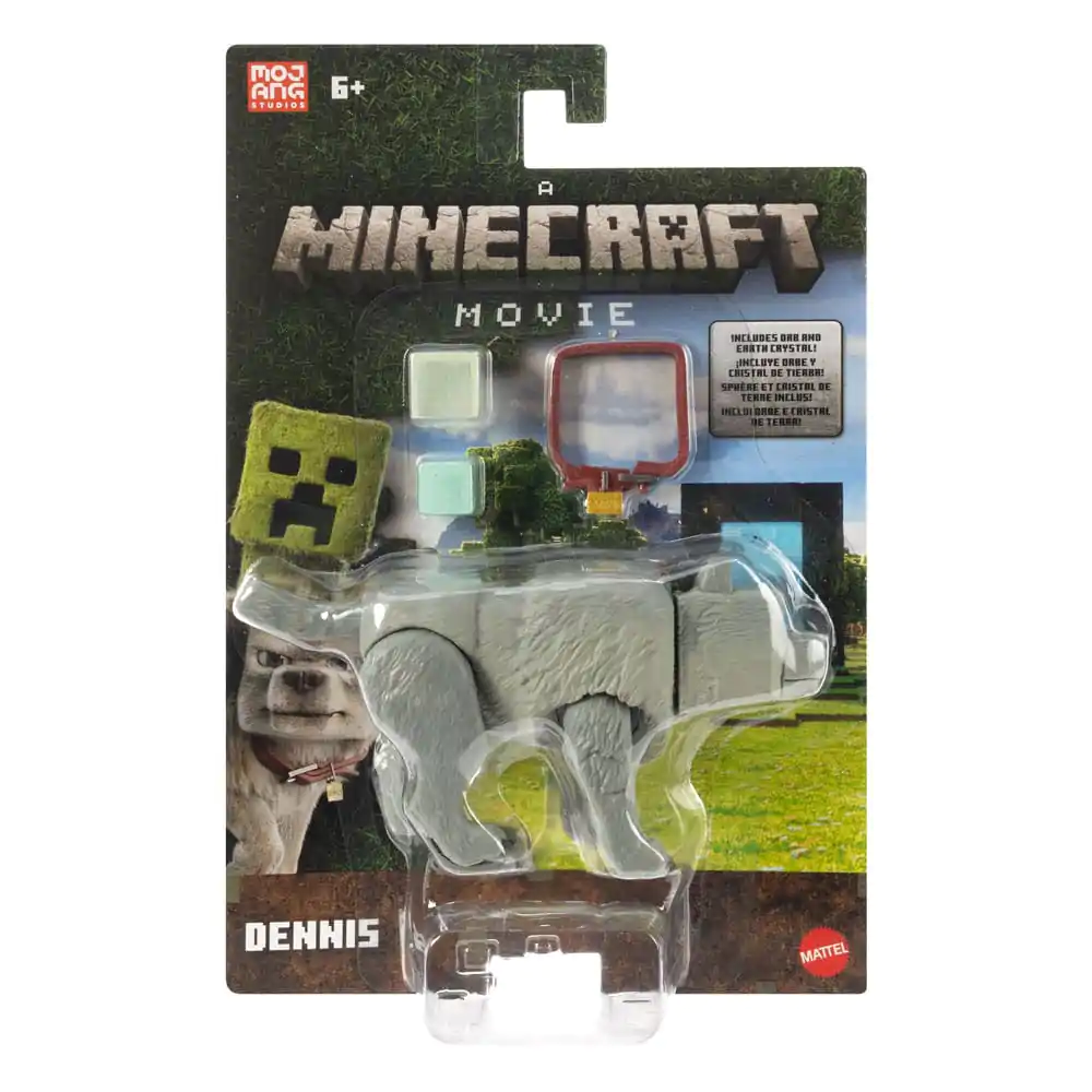 Figurină de acțiune Film Minecraft Dennis the Wolf 10 cm poza produsului