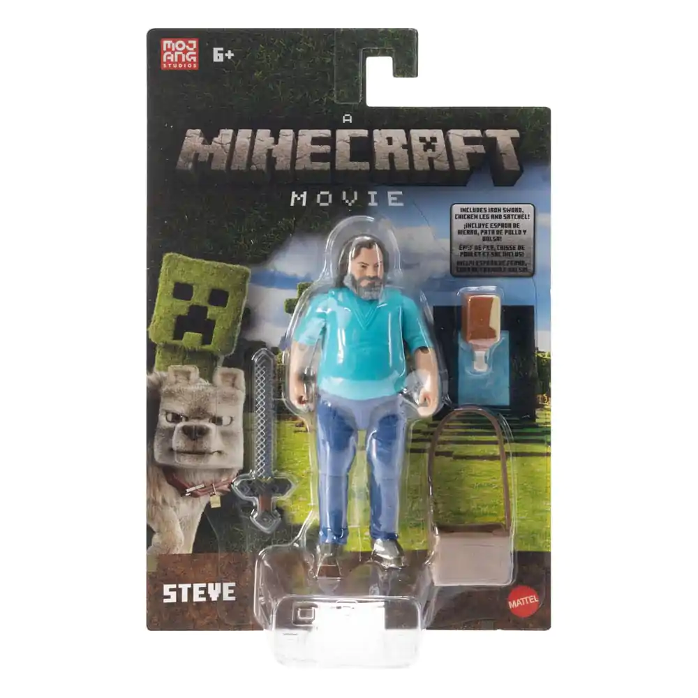 Figurină de acțiune Minecraft Movie Action Figure Steve 10 cm poza produsului