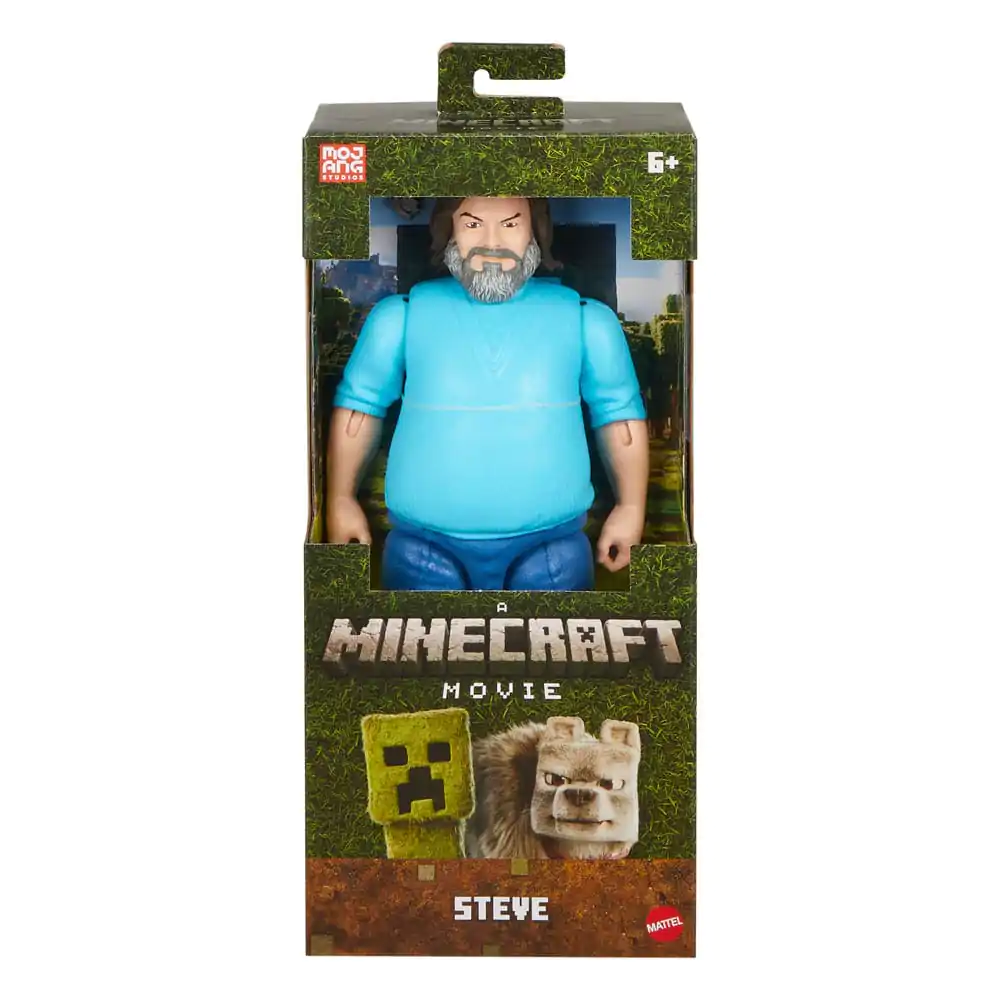 Figurină de acțiune Minecraft Movie Large Steve 30 cm poza produsului