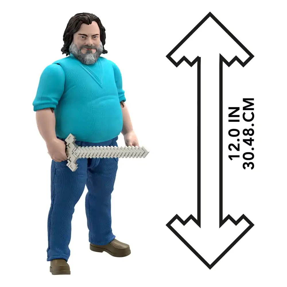 Figurină de acțiune Minecraft Movie Large Steve 30 cm poza produsului