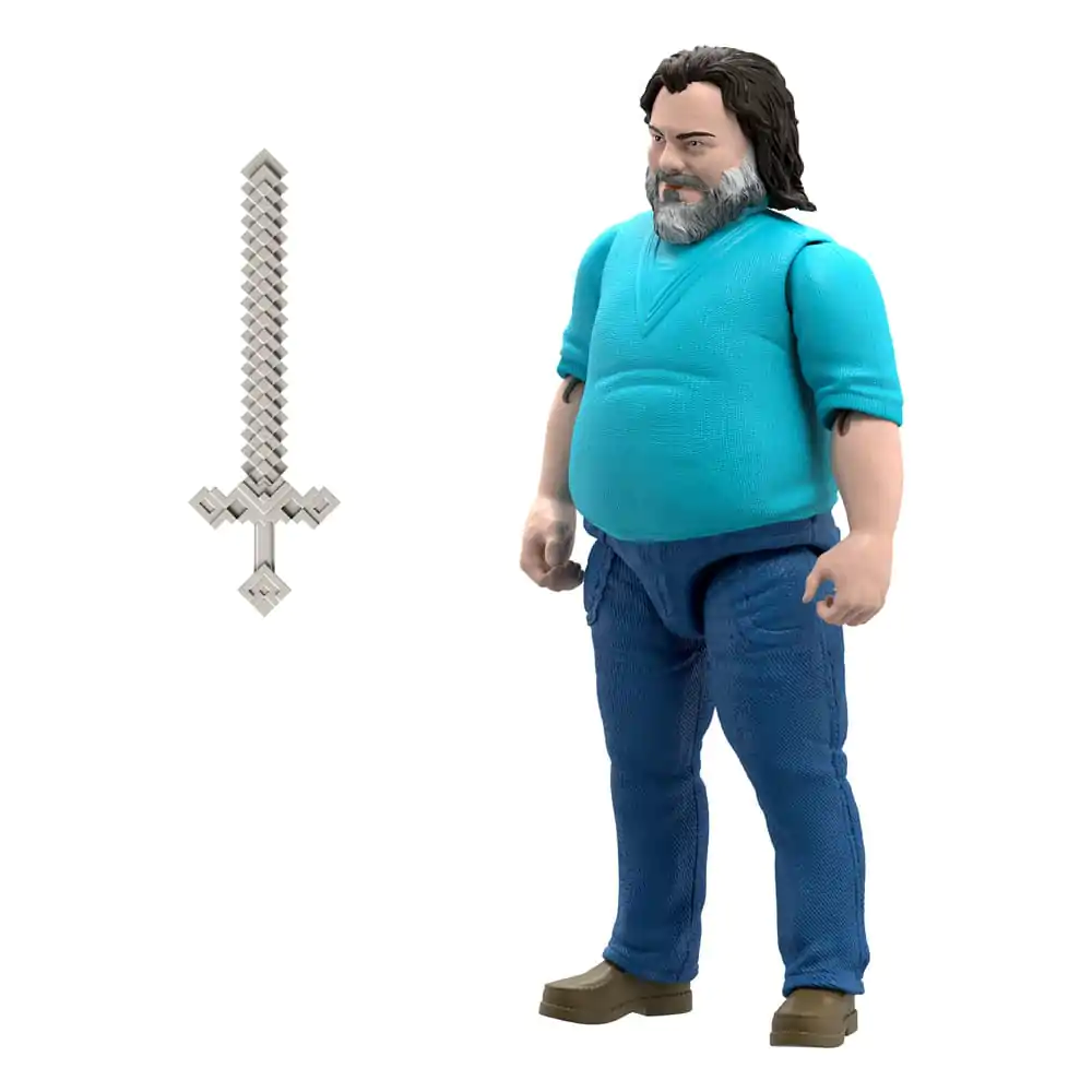 Figurină de acțiune Minecraft Movie Large Steve 30 cm poza produsului