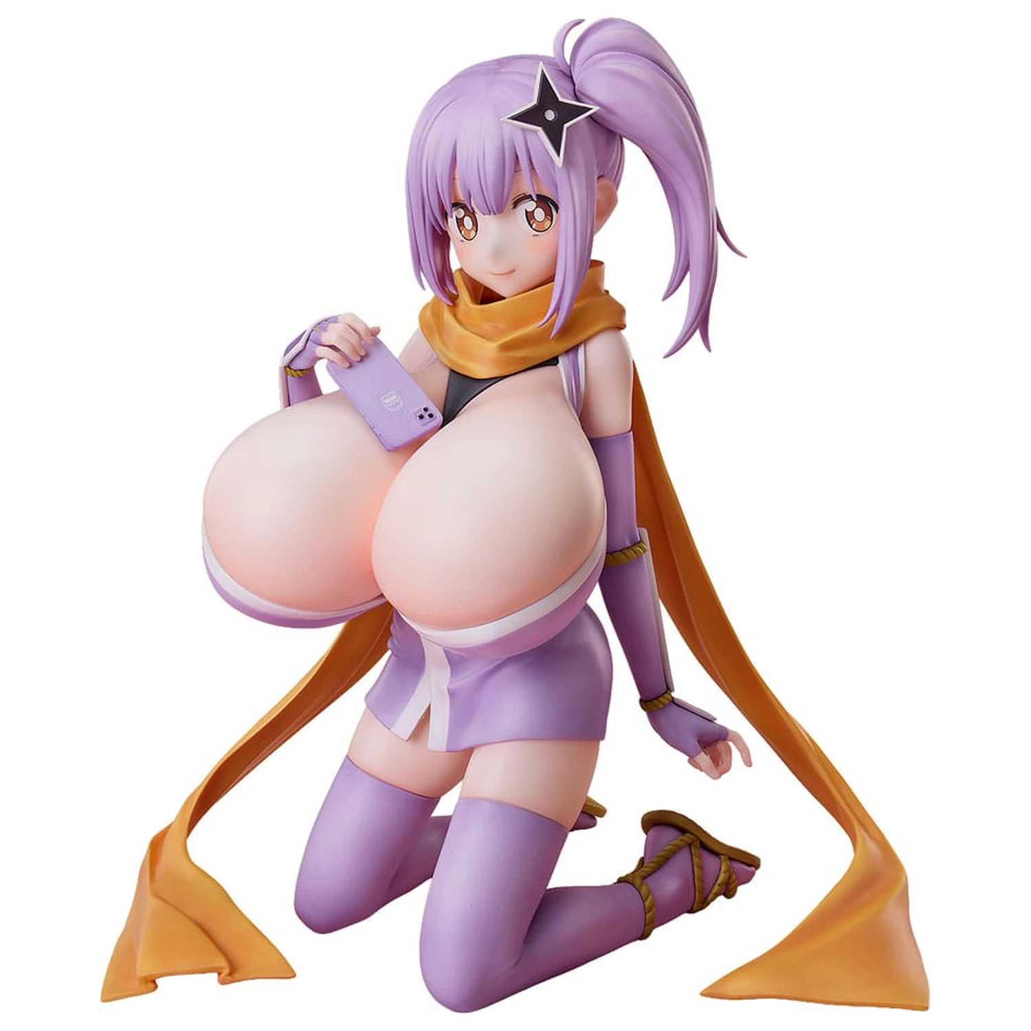 A Ninja and an Assassin Under One Roof Maid Statuie din PVC 1/4 Diecut Sticker Satoko Kusagakure Huge-Breasted Ver. 23 cm poza produsului