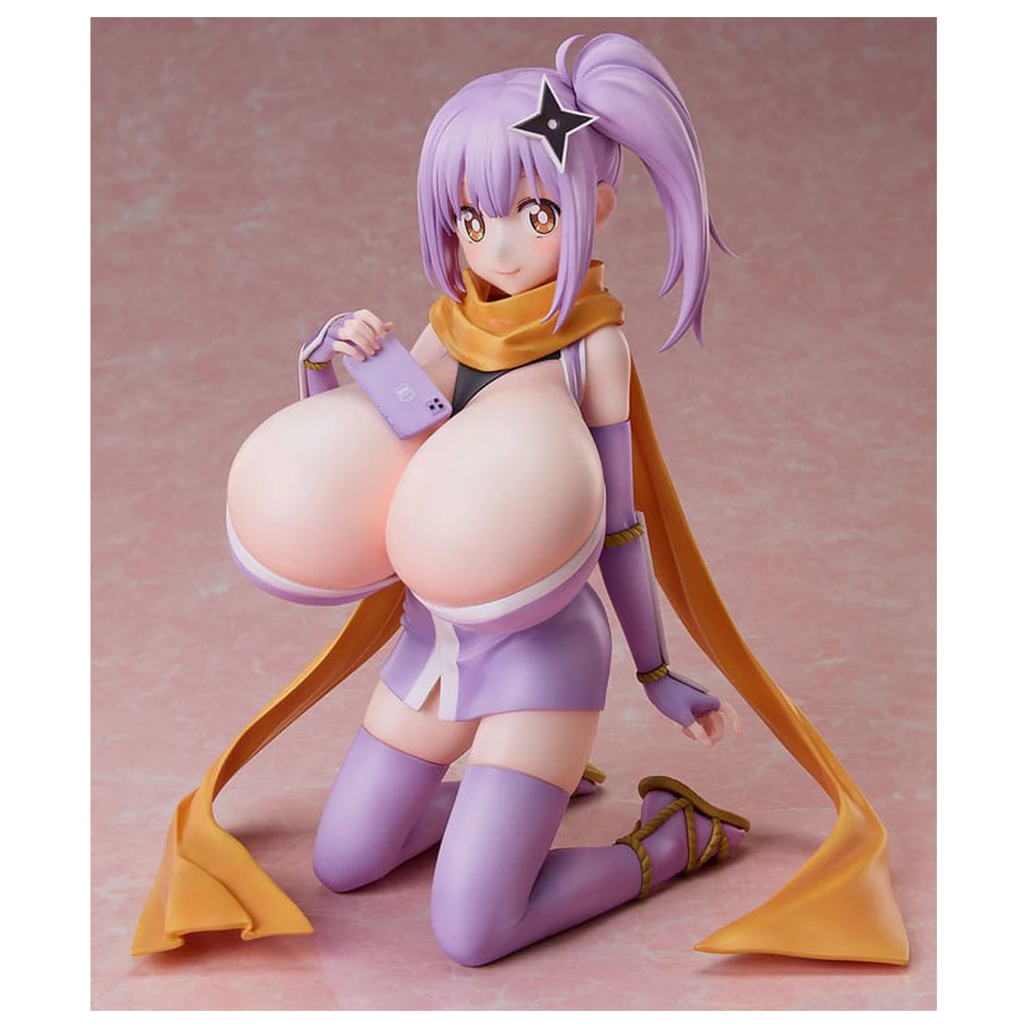 A Ninja and an Assassin Under One Roof Maid Statuie din PVC 1/4 Diecut Sticker Satoko Kusagakure Huge-Breasted Ver. 23 cm poza produsului