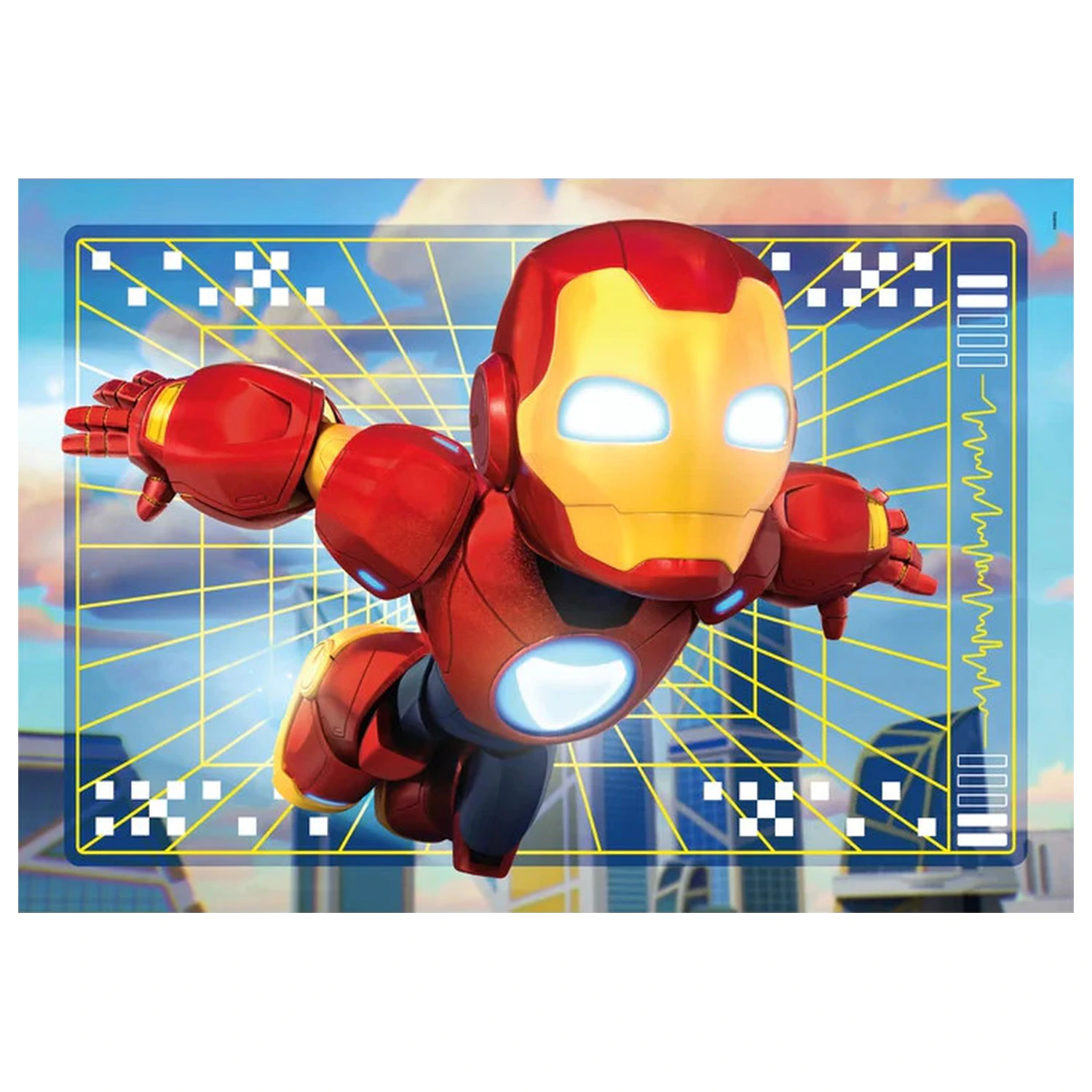 Iron Man and His Hero Squad Puzzle 2x20 piese poza produsului