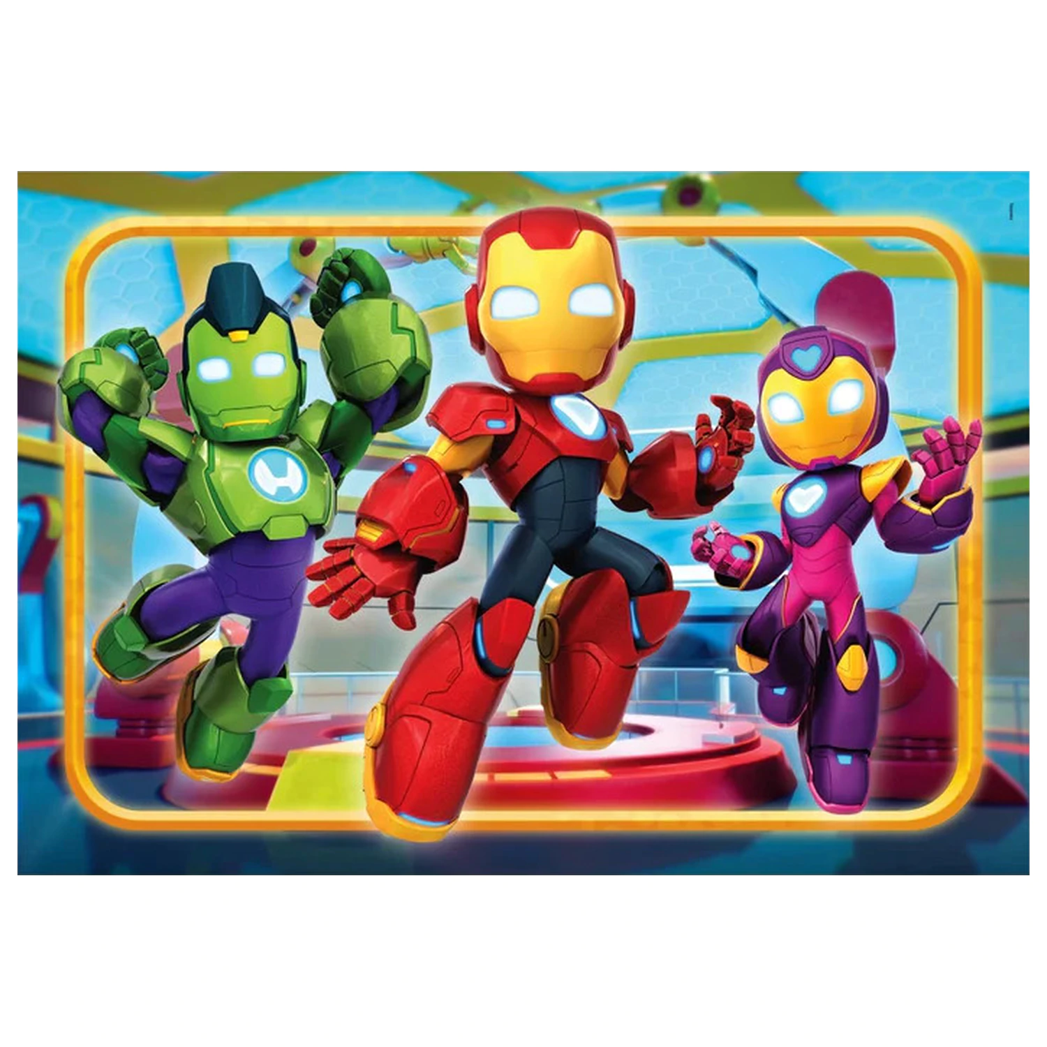 Iron Man and His Super Team Trio puzzle din 30 de piese poza produsului