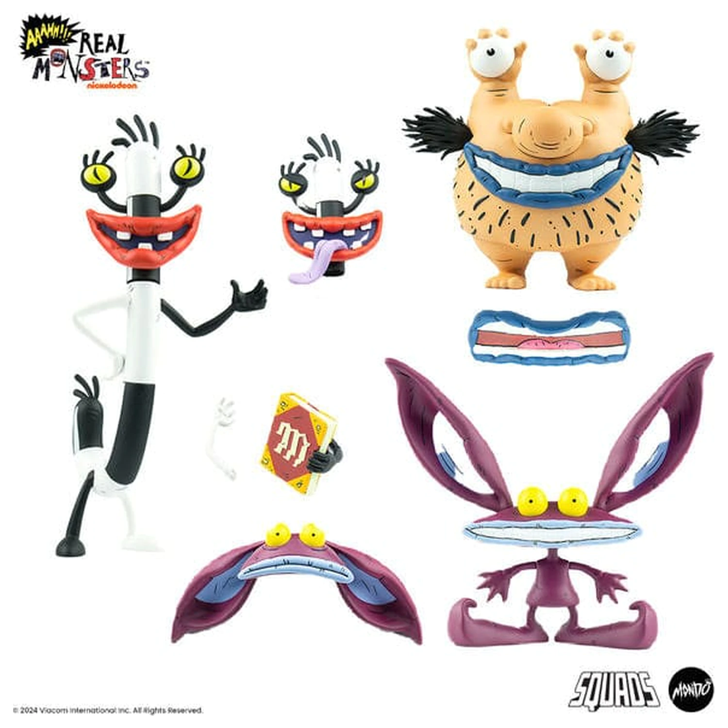 Aaahh!!! Real Monsters Figurine PVC Pachet de 3 bucati Ickis, Oblina & Krumm poza produsului