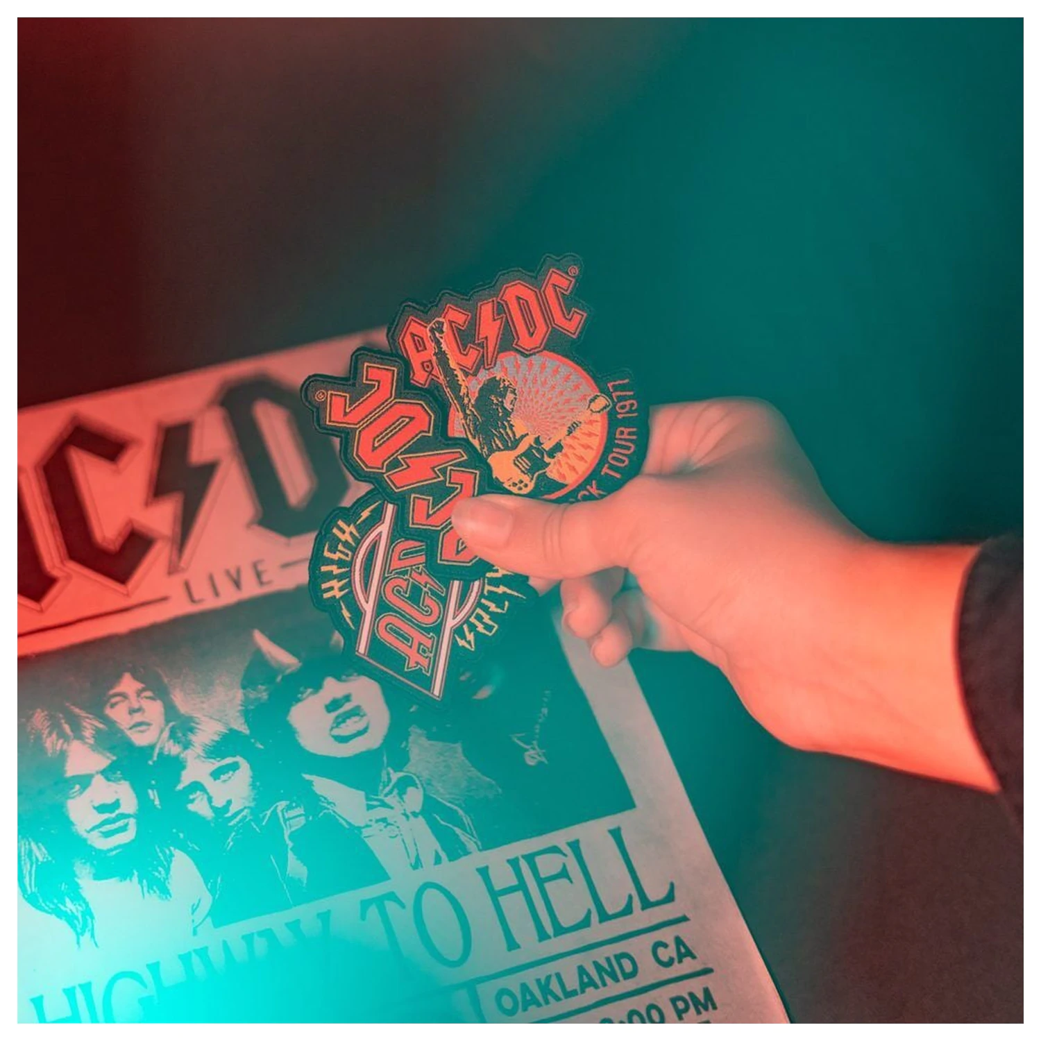 Set AC/DC de 3 patch-uri poza produsului