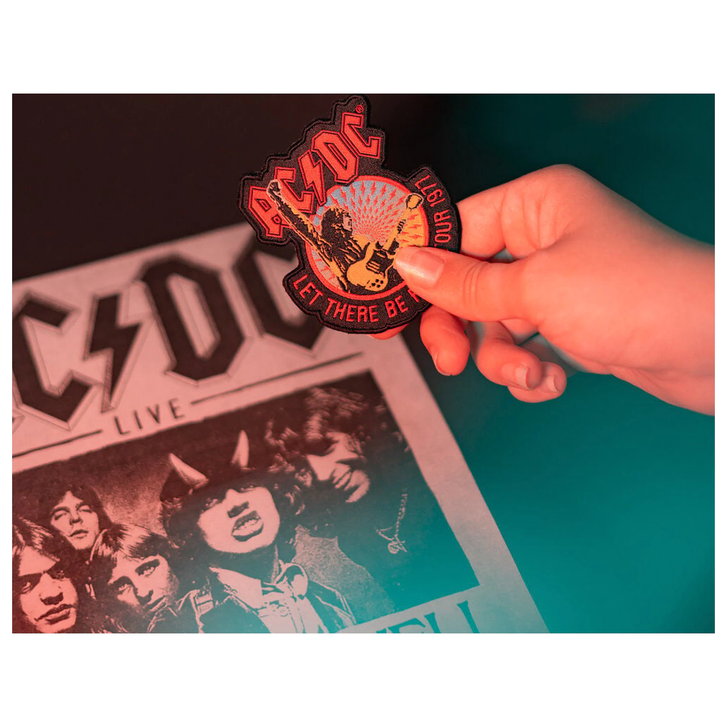Set AC/DC de 3 patch-uri poza produsului