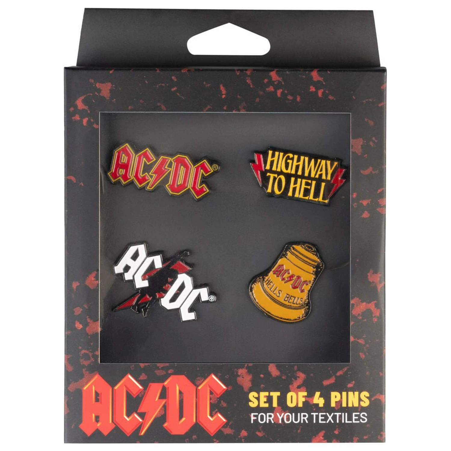 AC/DC set de 4 insigne poza produsului