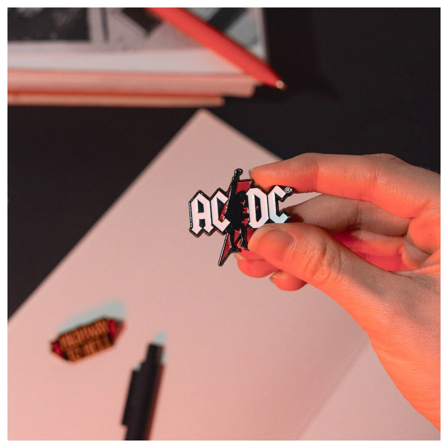 AC/DC set de 4 insigne poza produsului