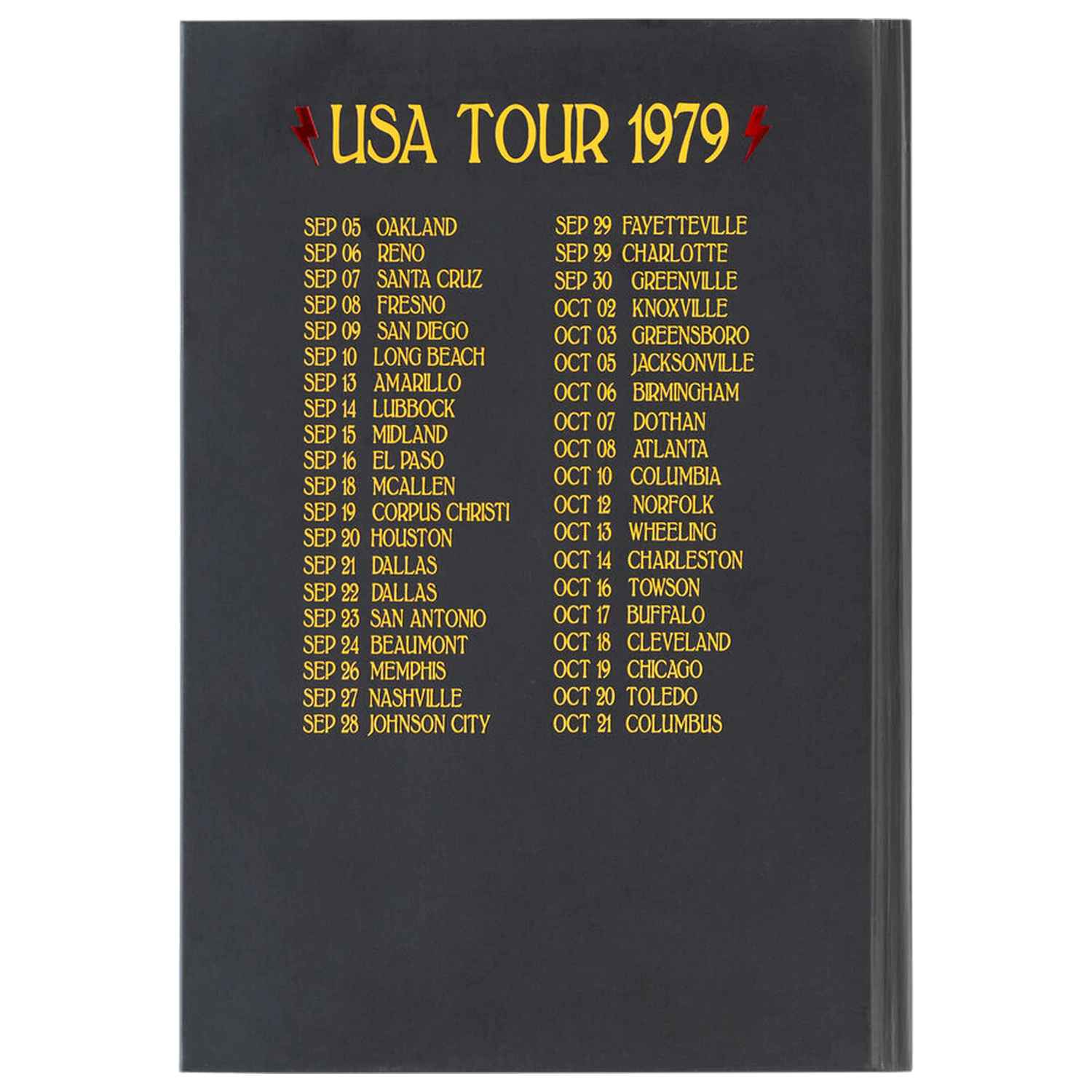 AC/DC Caiet A5 premium poza produsului