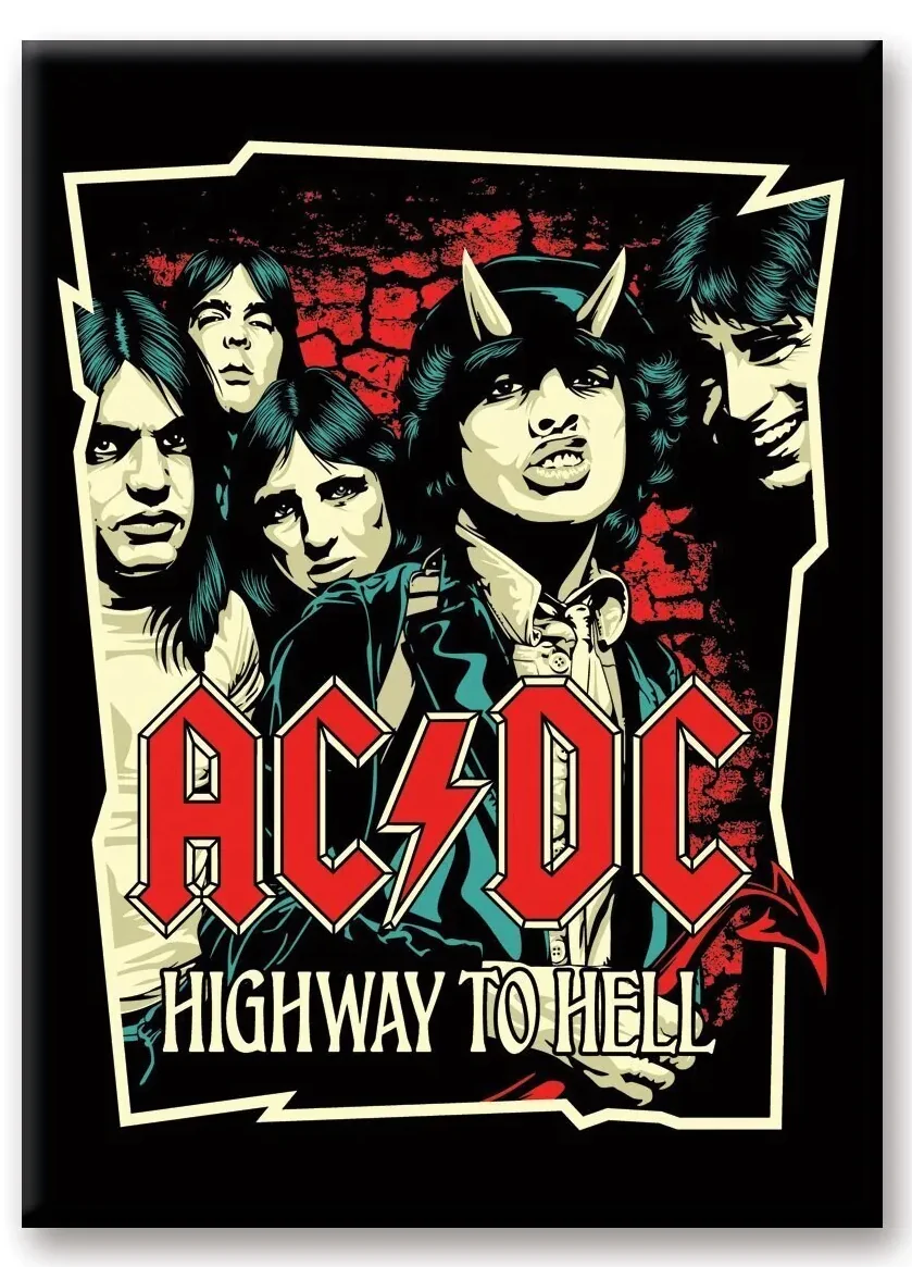 AC/DC Highway To Hell Magnet Magnet poza produsului