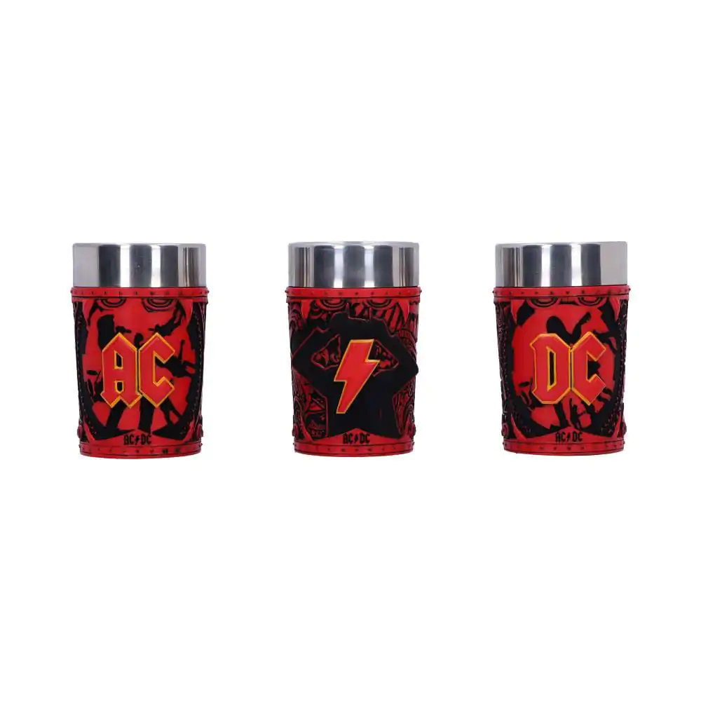 Pahare shot AC/DC Logo set de 3 poza produsului