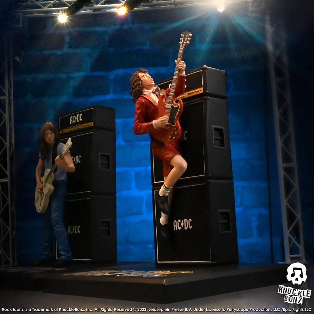 Statuie AC/DC Rock Iconz Angus Young III 25 cm poza produsului