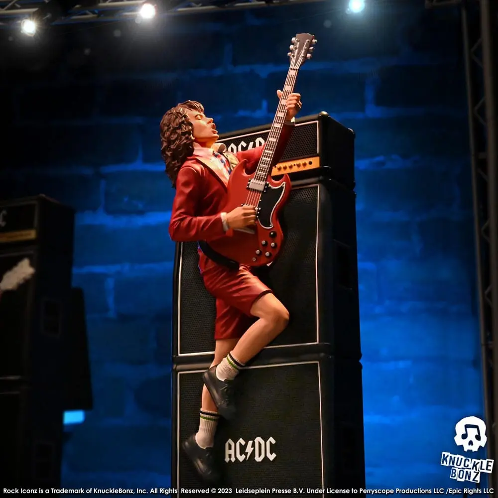 Statuie AC/DC Rock Iconz Angus Young III 25 cm poza produsului