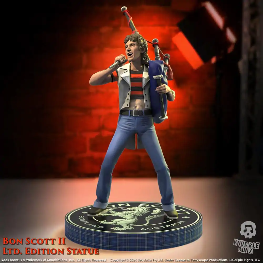 Statuie AC/DC Rock Iconz Bon Scott II 24 cm poza produsului